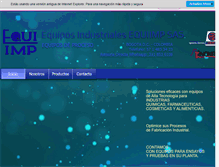Tablet Screenshot of equiimp.com
